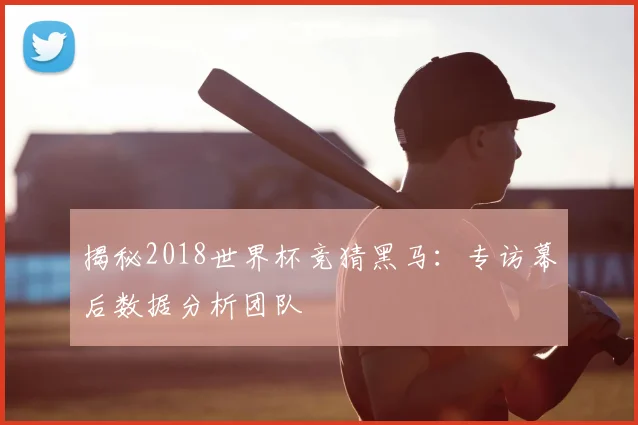 揭秘2018世界杯竞猜黑马：专访幕后数据分析团队